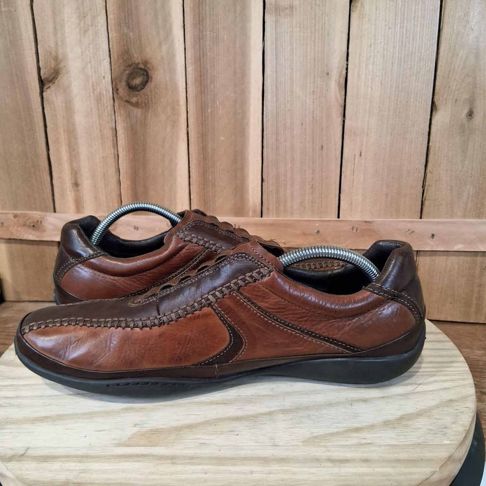 Pikolinos Shoes Mens 9.5 43 EU Brown Leather Slip On Loafer Moc Comfort Casual - Picture 6 of 10